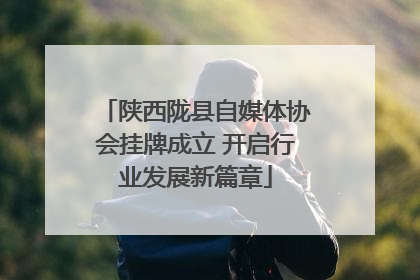 陕西陇县自媒体协会挂牌成立 开启行业发展新篇章
