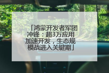 鸿蒙开发者军团冲锋：超3万应用加速开发，生态规模战进入关键期