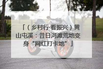（乡村行·看振兴）黄山屯溪：昔日河滩荒地变身“网红打卡地”