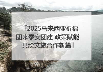 2025马来西亚祈福团来泰安团建 政策赋能共绘文旅合作新篇