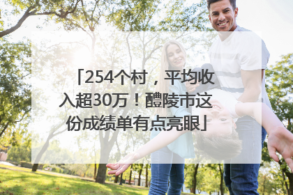254个村，平均收入超30万！醴陵市这份成绩单有点亮眼