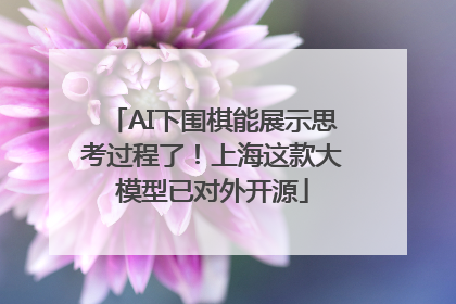 AI下围棋能展示思考过程了！上海这款大模型已对外开源